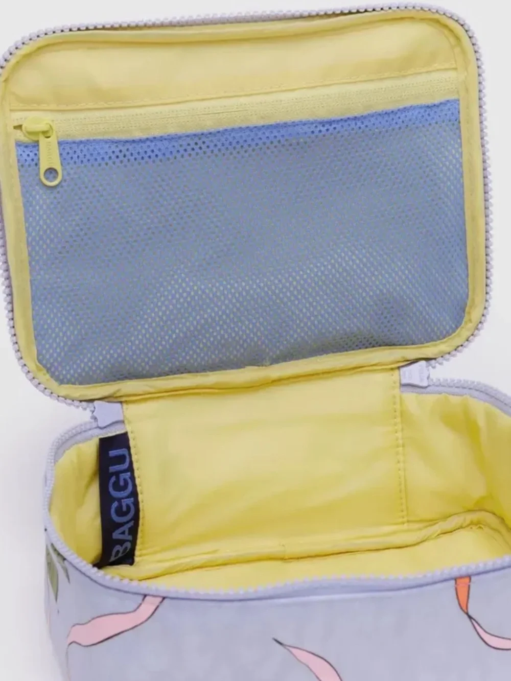 Baggu small cosmetic case apricots